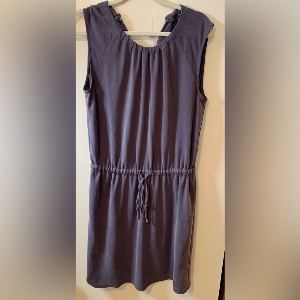 LOFT casual dress // Medium // Gray 🌚